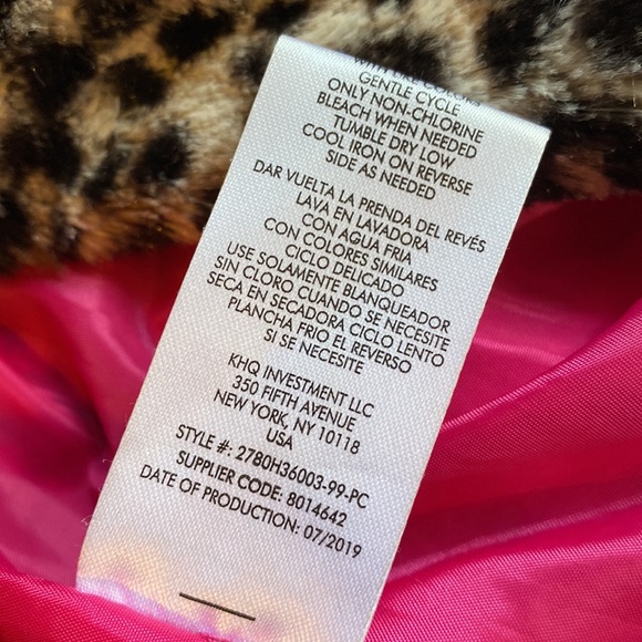 Juicy Couture Faux Fur Leopard Coat - Picture 9 of 13